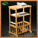 Bamboo Newspaper/Magazine Rack for Floor Stands (EB-B4100)