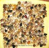 High Quality Yellow Polished Mosaic Stone Tile