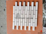 White Wooden Marble Mosaic/Stone Mosaic for Home Decoration
