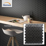 Kitchen Backsplash Good Price Matte Black Mosaic Tile Premium Hexagon Mosaic