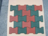 Kindergarten Rubber Mat, Anti-Slip Floor Mat, Interlocking Rubber Tiles
