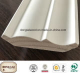 Flexible Chinese Fir Kitchen Cabinet Crown Moulding