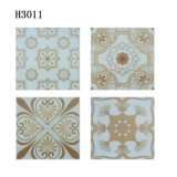 300X300mm Flower Pattern Ceramic Flooring Tile Design for Kitchen Decoration