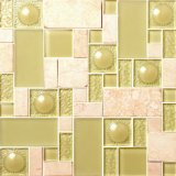 Mosaic Series Low Price Crystal Glass Floor Tiles for Bathroom