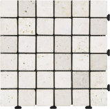 Stone Deck Tiles for Home Garden Floor, Easy-Install DIY Deck Tiles