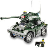 14884003-351PCS 3D Large Plastic Building Block Sets Enlighten Bricks Blocks Children Toy Military Czech Armored