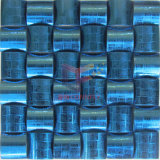 Blue Oracle Pattern Stainless Steel Metal Mosaic (CFM898)