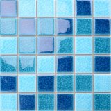 Mix Blue Outdoor Table Dining Table Swimming Pool Ceramic Mosaic