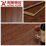Beautiful Luxurious Style Red Color Embossed Laminated Flooring