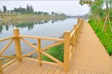 Synthetic Wood Plastic Composite WPC Fence / Decking for Outside