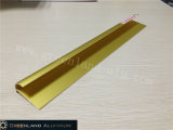Aluminium Radius Tile Trim in Anodised Matt Gold Color