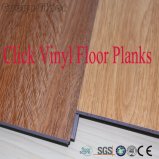 Anti Slip Click Lock Plastic Wood PVC Vinyl Floor Tile
