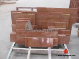 Polished Red Travertine Marble Stone Floor and Wall Tiles