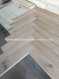 Unfinished White Oak Herringbone Engineered Wood Flooring