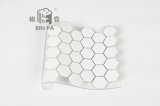 2017 Vintage White 48*48mm Honeycomb Hexagonal Ceramic Mosaic Tile for Decoration, Kitchen, Bathroom and Swimming Pool