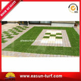 High Quality Interlocking Artificial Grass Tile for Landscape Garden DIY