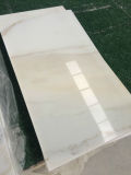 Carrara White Gold Polished Marble Tile for Bathroom Decor