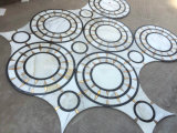 Beautiful Sun Design Marble Tile Wall Art