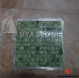 China Green Marble Wall / Floor Tile Mosaic Pattern