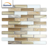 High Quality Kitchen Backsplash Strip Glass Stone Aluminium Mosaic Tile