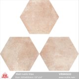 520X600mm 20''x24''china Foshan Building Material Decoration Pink Rustic Ceramic Floor Six Corners Tiles (VR6N5223,)
