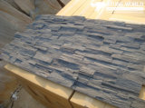 Black Slate Rough Ledgestone Tiles for Wall Panel (CS046)