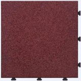European Standard Rubber Tile Interlocking Non Slip Flooring Tile