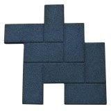 Interlocking Rubber Tiles/Rubber Recycle Tile/Anti-Slip Rubber Flooring Tile