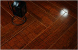 Commercial 12.3mm Mirror Walnut Sound Absorbing Laminate Floor