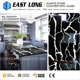 Black&Blue Engineered Polished Quartz Stone Countertops for Vanity Tops