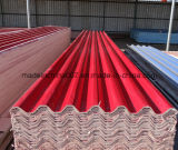 Red Color Magnesium Corrugated Roof Tile