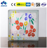 Jinghua High Quality Artistic P-050 Painting Glass Block/Brick