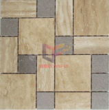 Cinderella Marble Mix Beige Travertine Mosaic Tile (CFS957)
