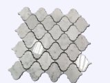 2017 Wholesale Price Arabesque Lantern Carrara White Marble Mosaic