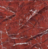 Red Color Marble Design Flooring Full Polished Glazed Porcelain Tile 60X60