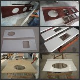 White/Red Quartz Worktop Kitchen Countertop for Home Furniture