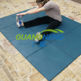 Interlocking Colorful Plaza Gym Fitness Elastic Rubber Tiles, Anti-Slip Outdoor Rubber Flooring, Kindergarten Eco-Friendly Rubber Floor