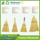 Hanging Household Corn Bamboo Brooms with Wood Short Handle