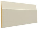 White Primed Door Stop in Bevel Profile with 1-1/4