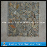 Natural Rusty Slate Mosaic Tile for Wall Cladding