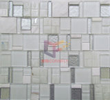 Different Size Mixed White Glass Mosaic (CS216)