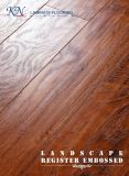 Hickory Laminate Flooring V-Bevel Painting HDF E1 Embossed-in-Register (EIR)