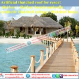 Luxury Villa Tropical/Island Style Synthetic Thatch Roof Tiles From Seychelles