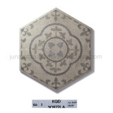Antique Style Artistic Home Ceramic Hexagon Floor Tile 248X288mm