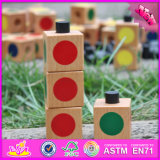 2017 Wholesale Baby Wooden Educational Building Blocks, New Design Wooden Educational Building Blocks W13A113