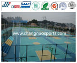 Crystal Rubber Sports Court Flooring with Transparent Surface Layer