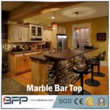 Building Material Black Solid Surface Marble Bar Top