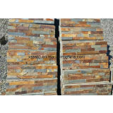 Natural Rust Color Slate Tiles Stone Wall for Sale