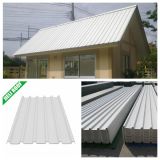 White Industrial Profile PVC 40mm High Rib Roof Tiles