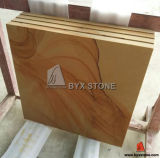 Yellow Sandstone Tile for Exterior Wall Cladding